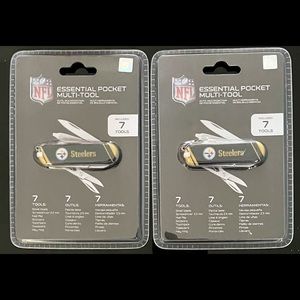 Pittsburgh Steelers 7 tool pocket set x2 nib